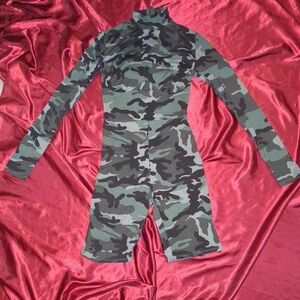Fashion Nova Camouflage Bodysuit